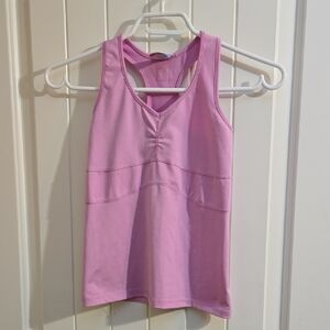 Yogini Vibrant Pink Kids Tank Top